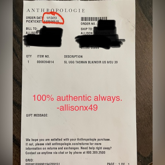 Tasman Ugg in Black Womens Size 8 - Picture 14 of 15